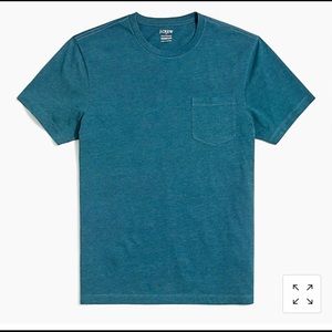 Slim Heathered Pocket T
